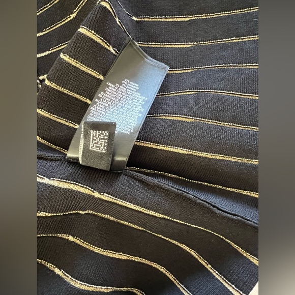 TED BAKER  London black & gold dress size 3 - Picture 9 of 11